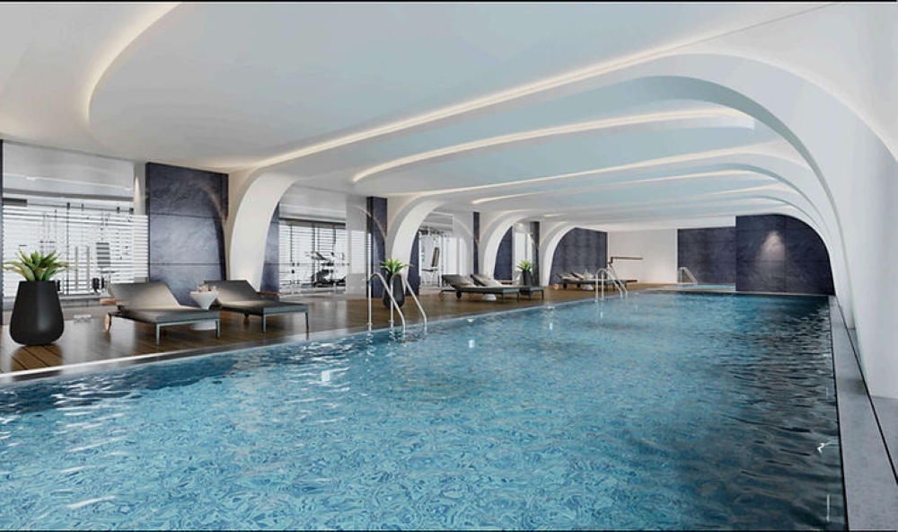 Không gian bể bơi của GymHaus tại chung cư Doji Hải Phòng Không gian bể bơi của GymHaus tại chung cư Doji Hải Phòng