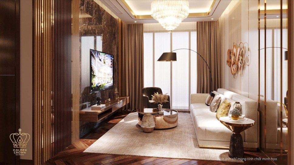 Không gian căn hộ chung cư Golden Crown Hải Phòng Không gian căn hộ chung cư Golden Crown Hải Phòng
