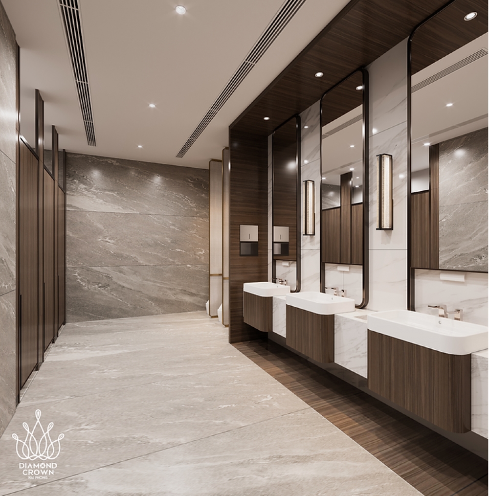 Phòng thay đồ hiện đại của GymHaus tại chung cư Doji Hải Phòng Phòng thay đồ hiện đại của GymHaus tại chung cư Doji Hải Phòng