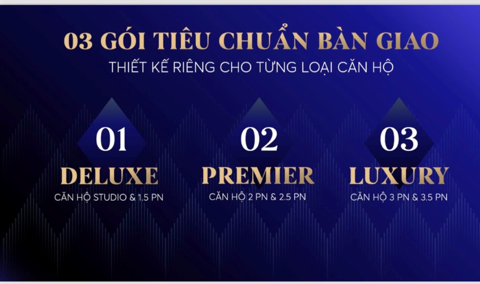 Ba cấp độ bàn giao tiêu chuẩn tại chung cư Doji Hải Phòng