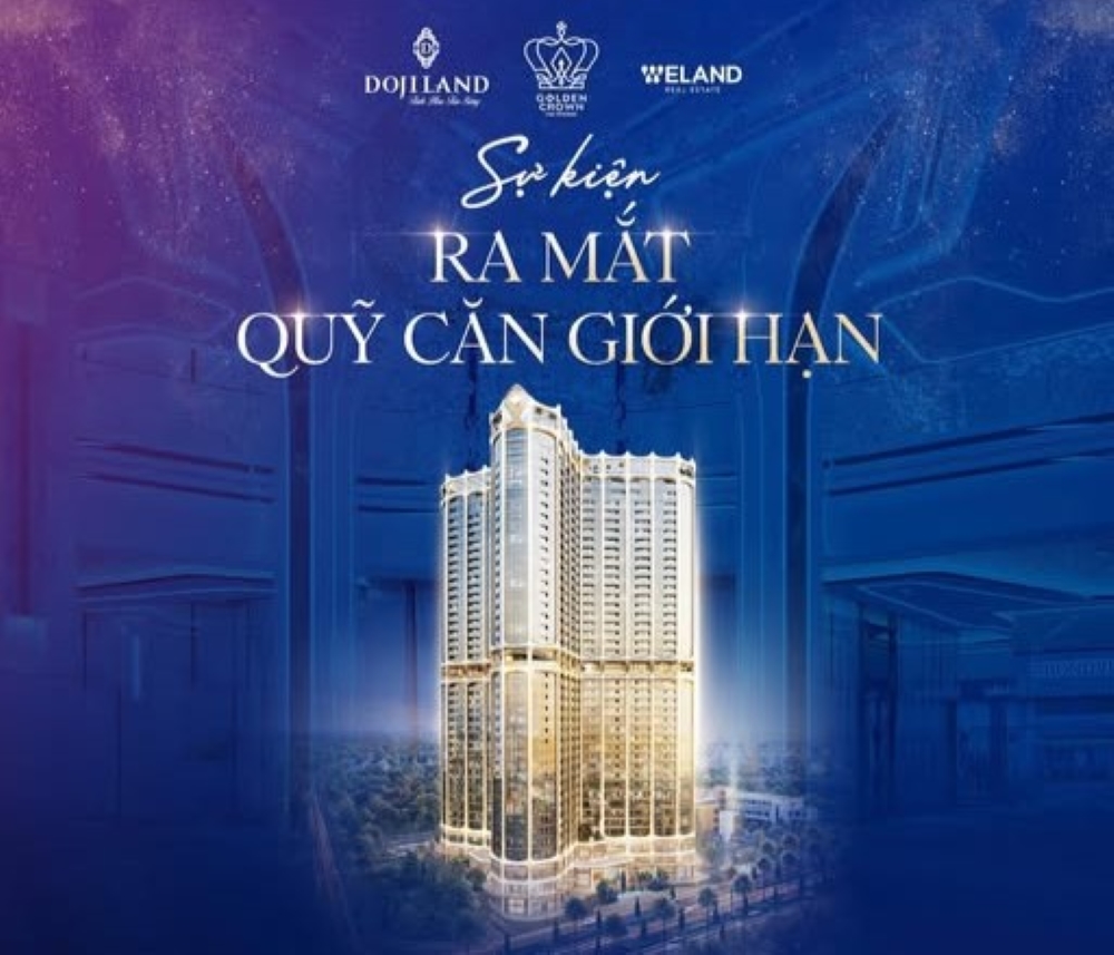 Ra mắt quỹ căn giới hạn Golden Crown Hải Phòng: Đặc quyền đầu tư đỉnh cao nơi phố Cảng