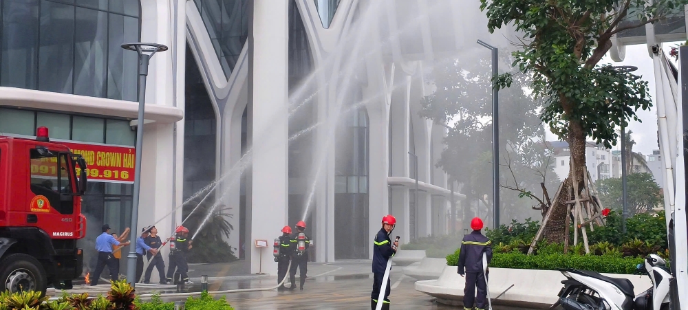 Diễn tập PCCC tại chung cư Doji Hải Phòng – Chủ động ứng phó, bảo vệ cuộc sống cư dân Diễn tập PCCC tại chung cư Doji Hải Phòng – Chủ động ứng phó, bảo vệ cuộc sống cư dân