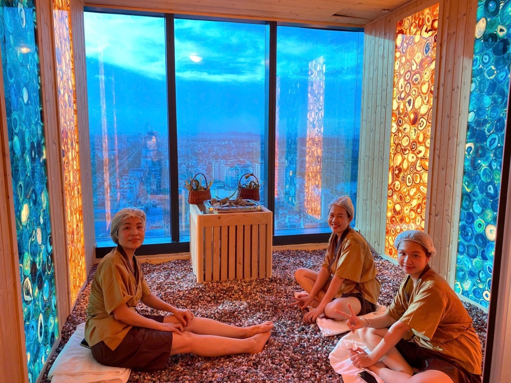 Tổ hợp xông trị liệu – Điểm nhấn không gian Amber Hasuki Spa tại chung cư Doji Hải Phòng Tổ hợp xông trị liệu – Điểm nhấn không gian Amber Hasuki Spa tại chung cư Doji Hải Phòng