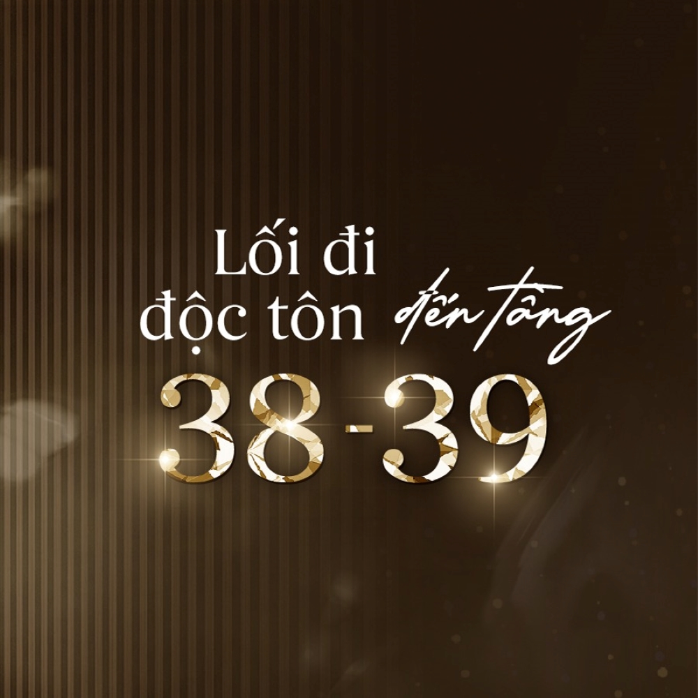 Hệ thống thang máy riêng tại chung cư Doji Hải Phòng được tách biệt tuyệt đối khỏi luồng di chuyển chung