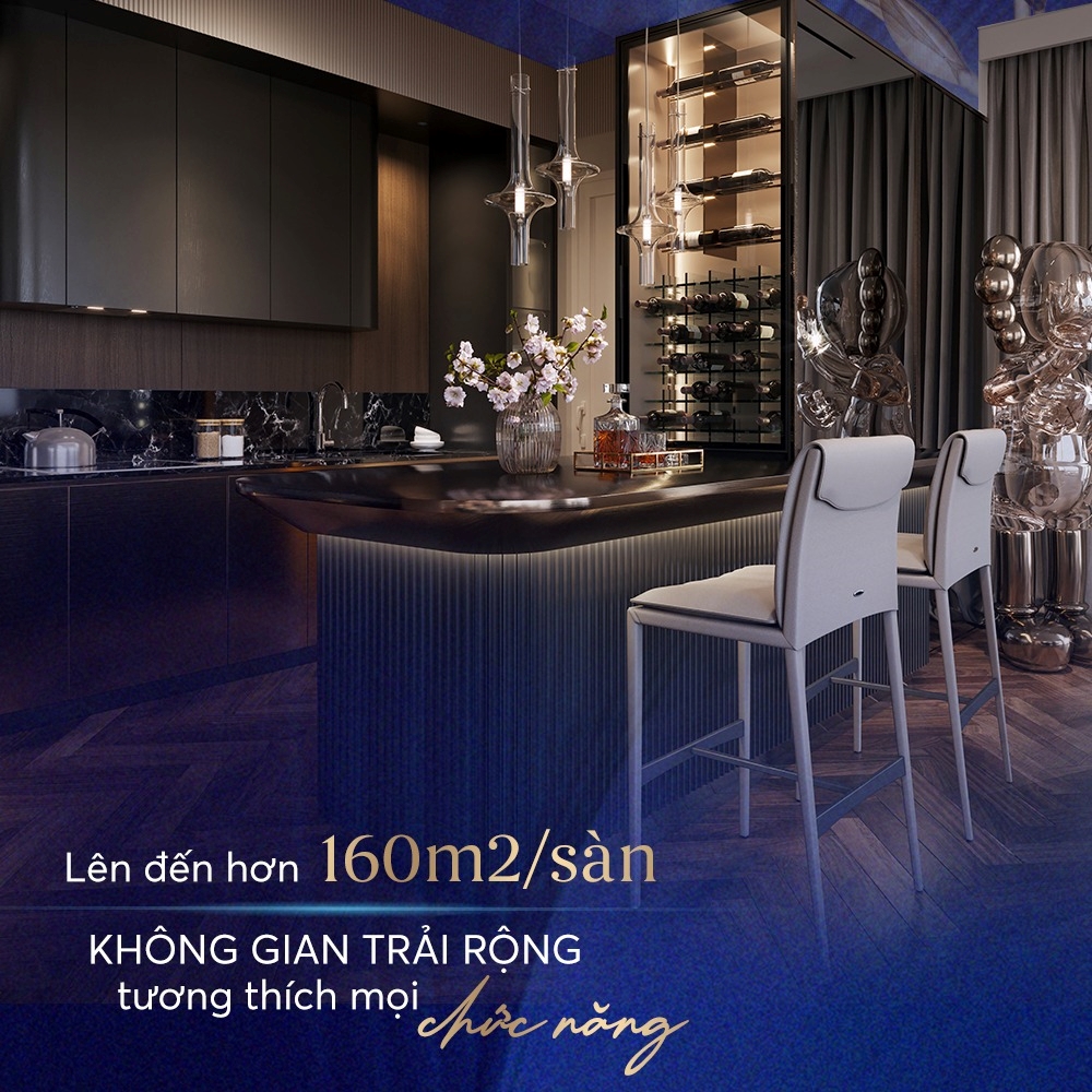 Không gian Sky Villa 05 Freesia tại chung cư Doji Hải Phòng trải rộng lên đến 160m2/ sàn Không gian Sky Villa 05 Freesia tại chung cư Doji Hải Phòng trải rộng lên đến 160m2/ sàn