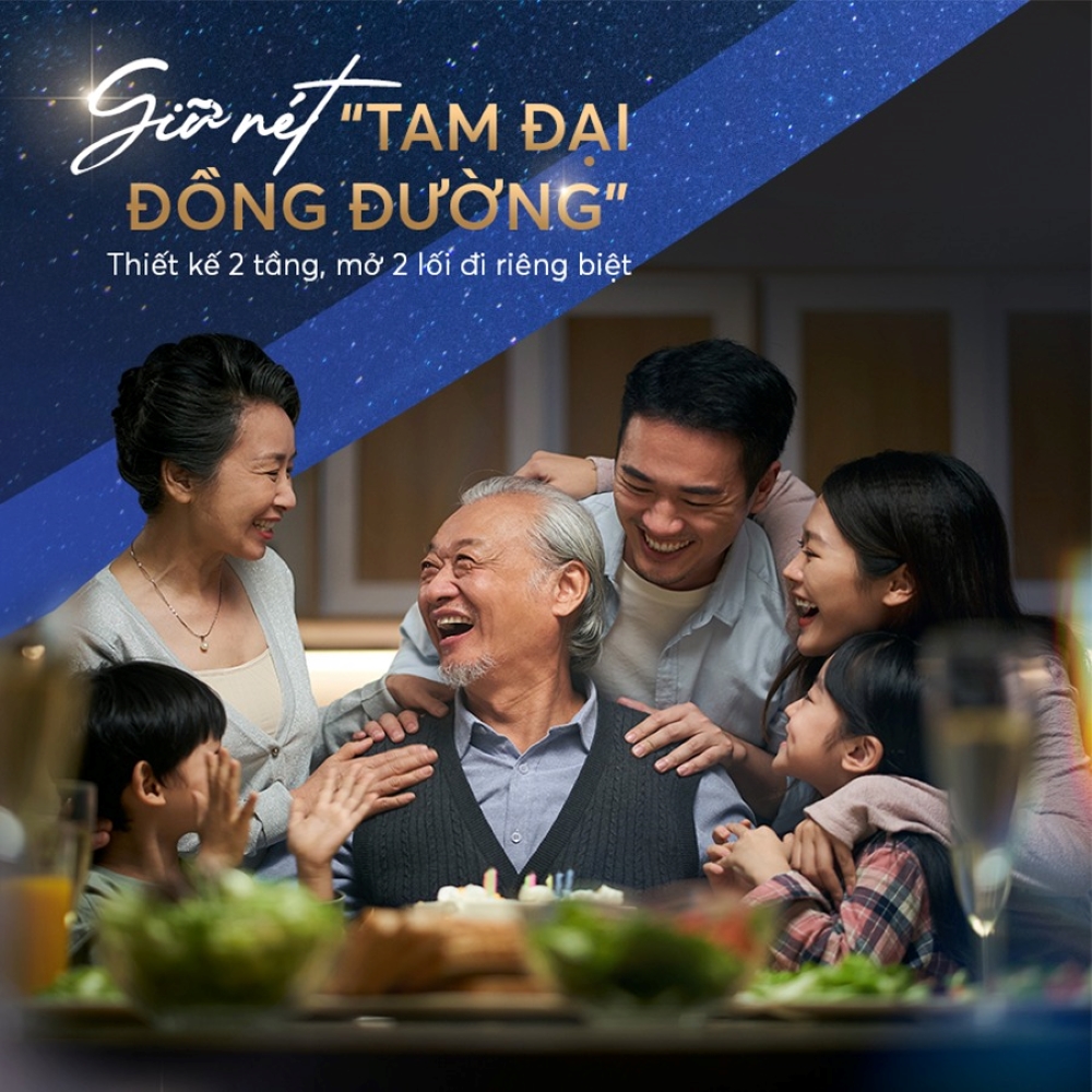 Môi trường sống vừa kết nối vừa riêng tư đặc biệt ở căn hộ 2 tầng tại chung cư Doji Hải Phòng
