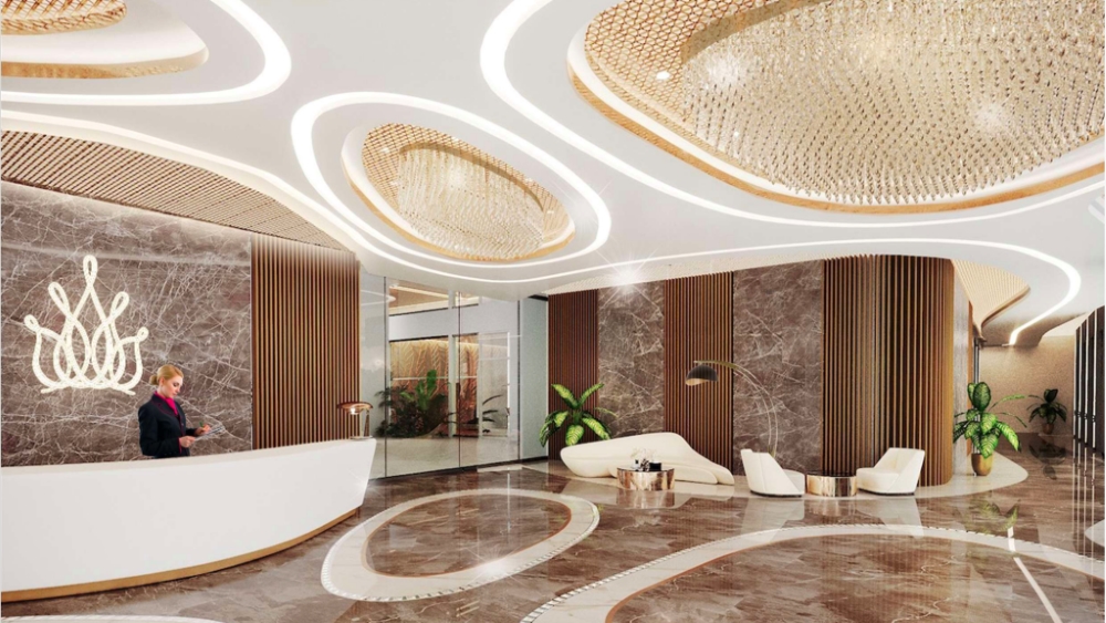 Sảnh hành lang chung cư Doji Hải Phòng được thiết kế mang đậm ngôn ngữ châu Âu đương đại Sảnh hành lang chung cư Doji Hải Phòng được thiết kế mang đậm ngôn ngữ châu Âu đương đại