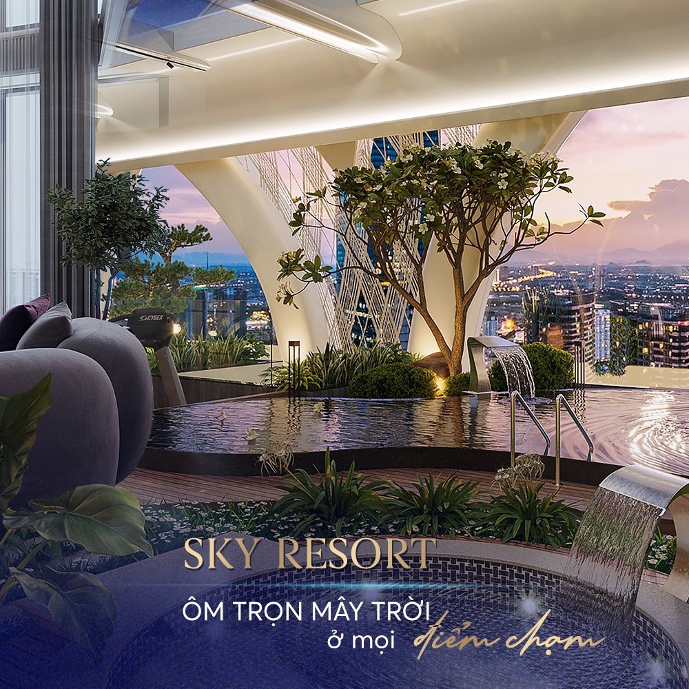 Tầng mái của Sky Villa 05 Freesia tại chung cư Doji Hải Phòng được ví như Sky Resort Tầng mái của Sky Villa 05 Freesia tại chung cư Doji Hải Phòng được ví như Sky Resort