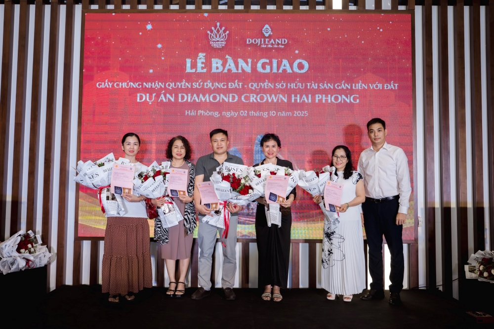 Chung cư Doji Hải Phòng bàn giao sổ hồng cho 50 căn hộ đầu tiên trong đợt 1