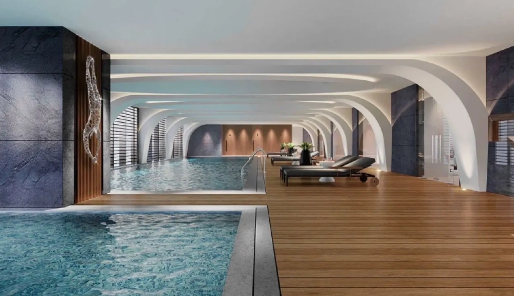 Thiết kế không gian bể bơi tại chung cư Doji Hải Phòng