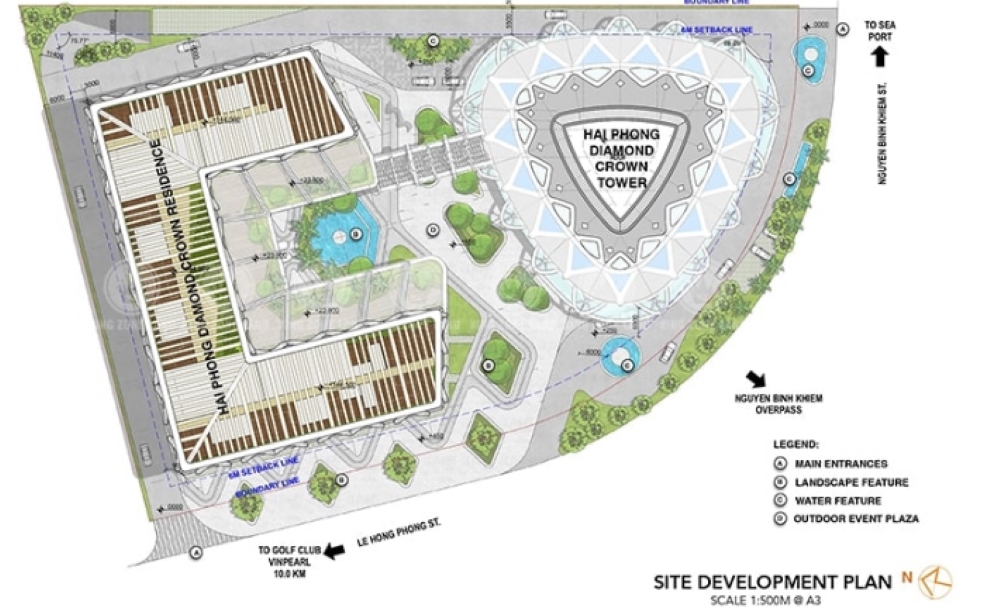 Lợi thế vị trí chung cư Doji Hải Phòng dưới góc nhìn phân bố tiện ích đô thị